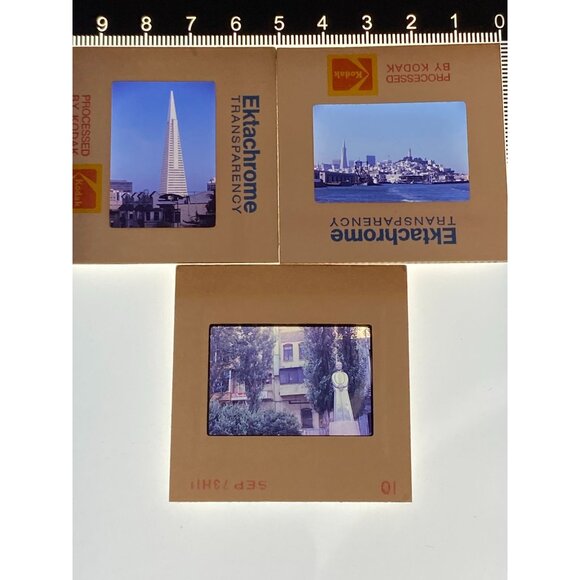 Vtg 1973 San Francisco Transamerica Pyramid Skyline & Misc Architecture Kodak Ph - Picture 3 of 4